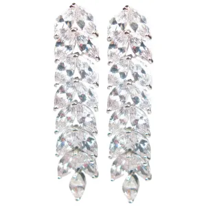 Cascading Laurel Diamontage™ 10.5 Carat Earrings