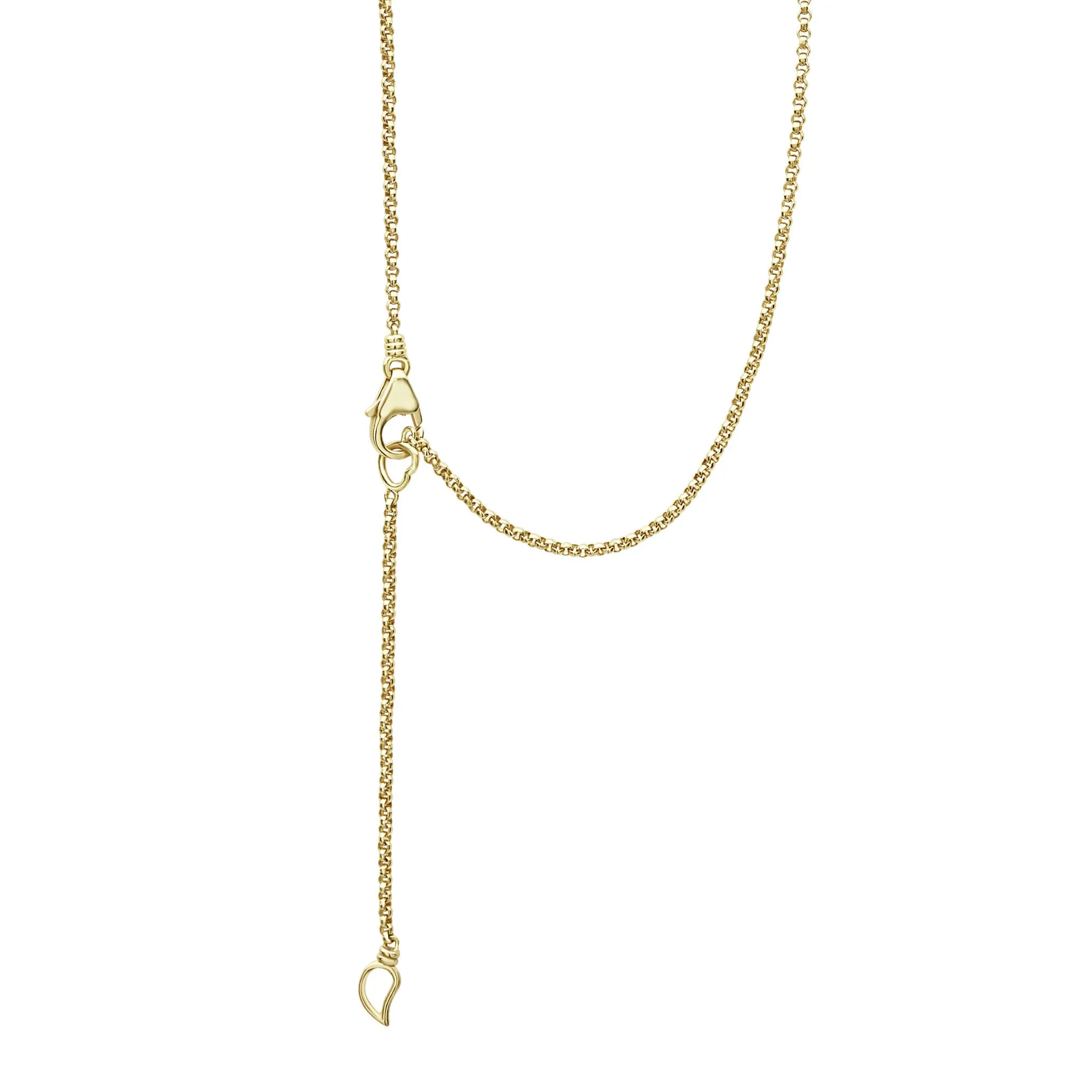 Caviar Gold Caviar Tassel Diamond Pendant Necklace