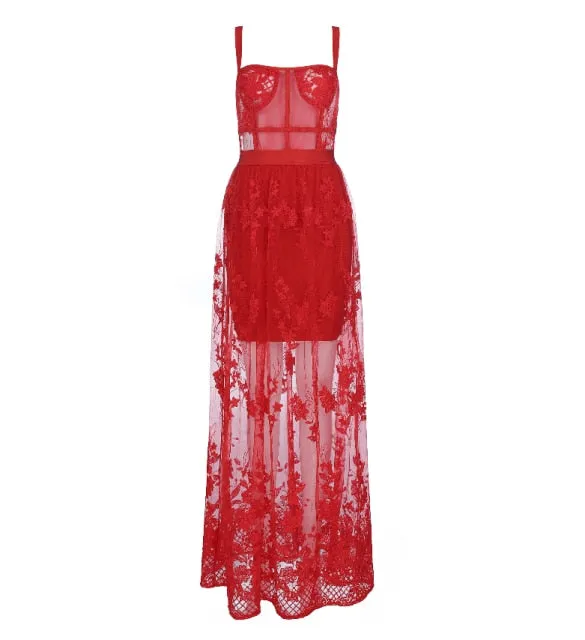 Celestial Glamour Evening Party Dress