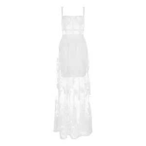Celestial Glamour Evening Party Dress