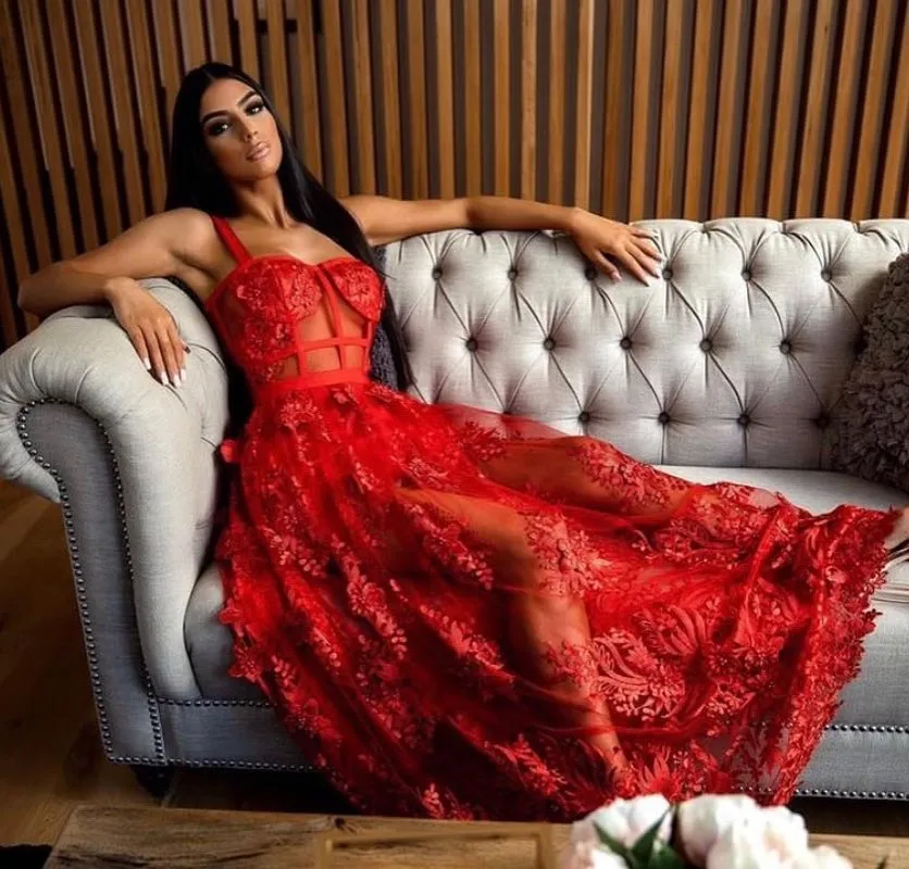 Celestial Glamour Evening Party Dress