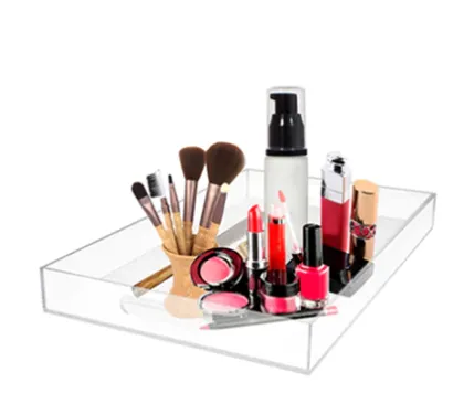 Clear Rectangle Acyrlic Serving Tray