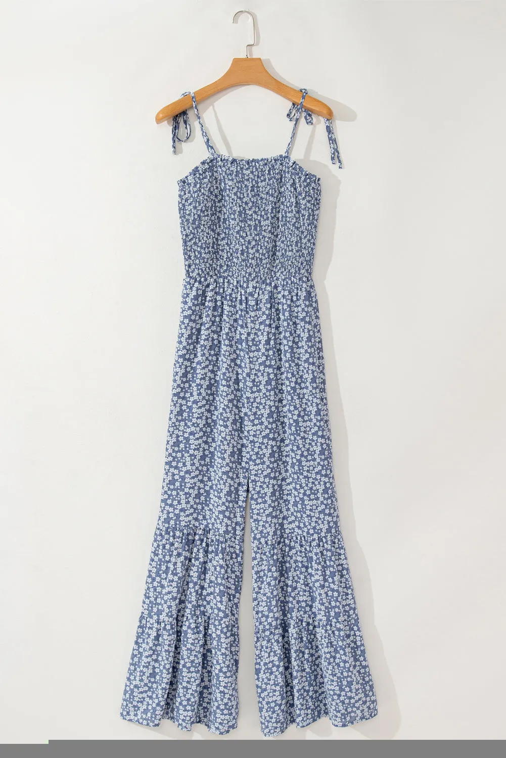 Clear Skies Wide Leg Floral Jumpsuit