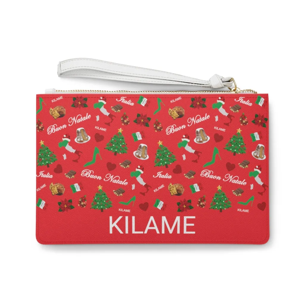 Clutch Bag Rossa 'Buon Natale'
