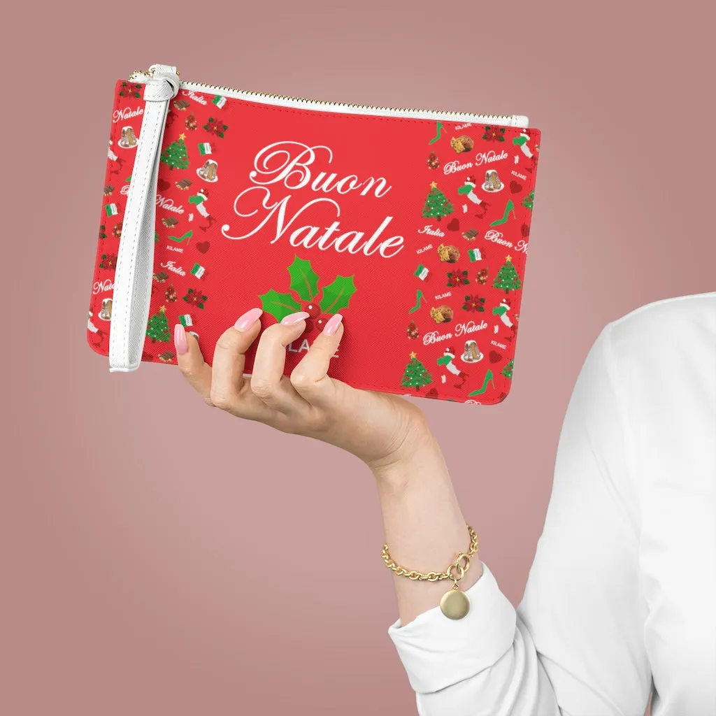 Clutch Bag Rossa 'Buon Natale'