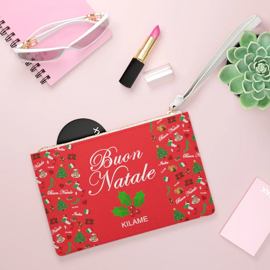 Clutch Bag Rossa 'Buon Natale'