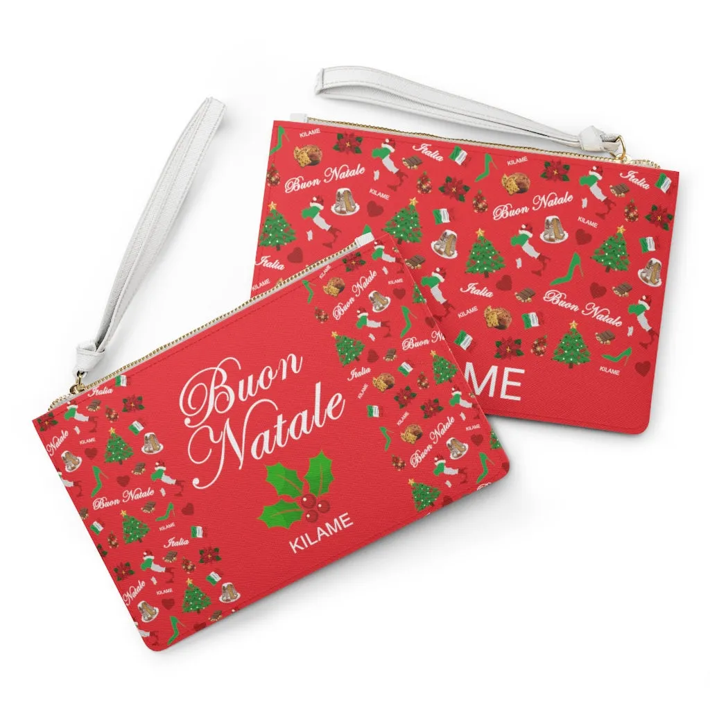 Clutch Bag Rossa 'Buon Natale'