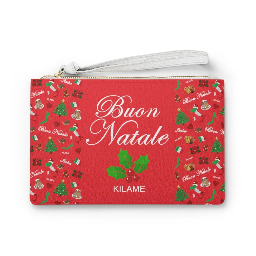 Clutch Bag Rossa 'Buon Natale'