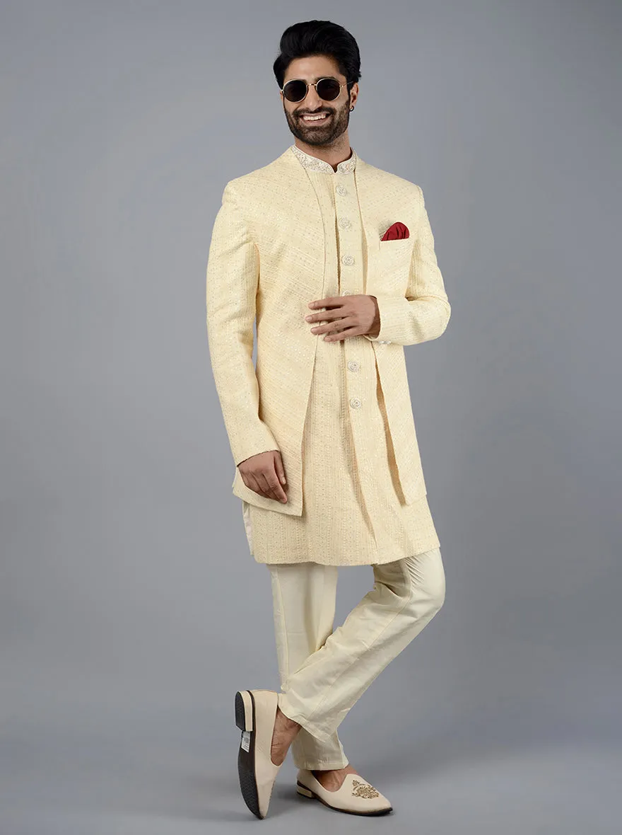 Cream Indowestern | TULA