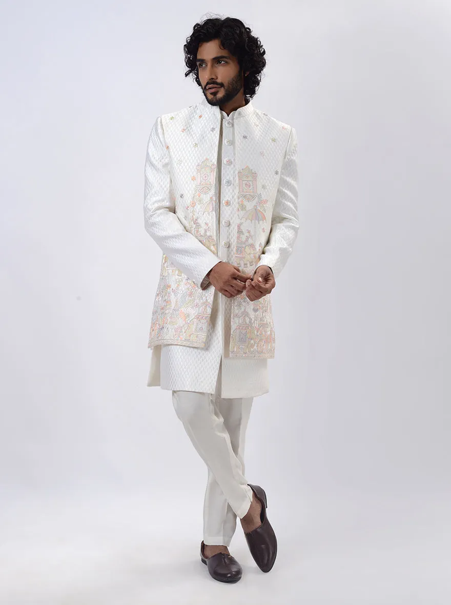 Cream Indowestern | TULA