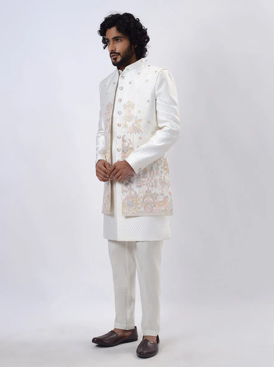 Cream Indowestern | TULA