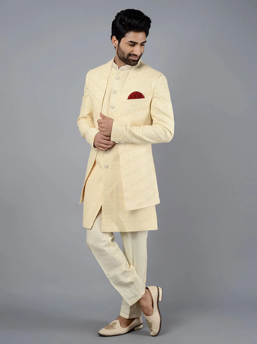 Cream Indowestern | TULA