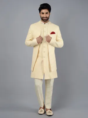 Cream Indowestern | TULA