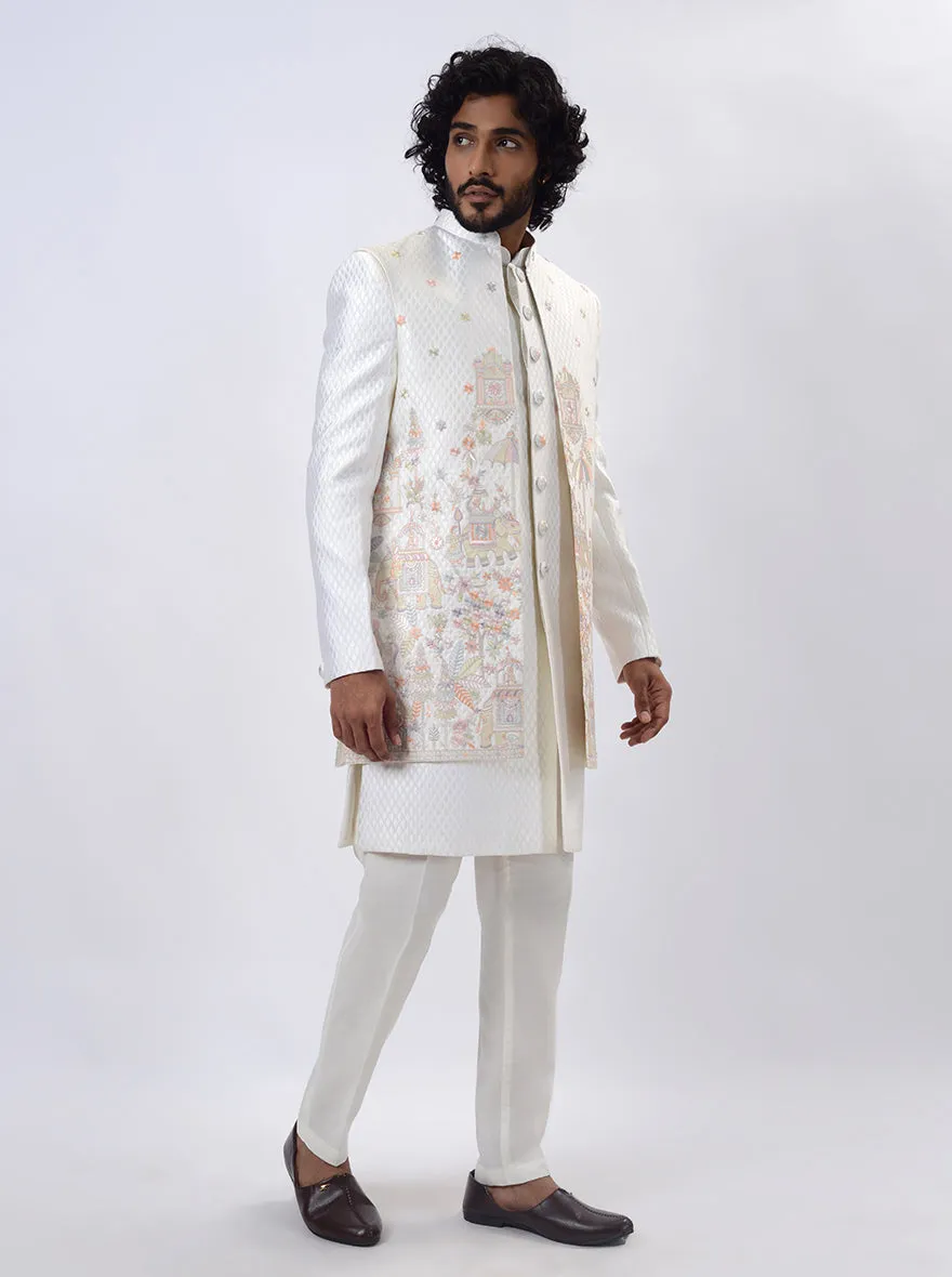 Cream Indowestern | TULA