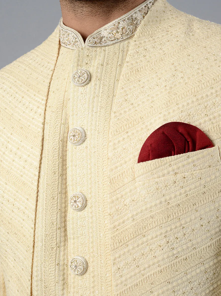 Cream Indowestern | TULA