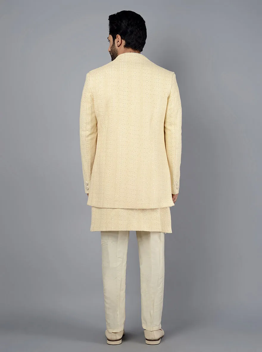 Cream Indowestern | TULA