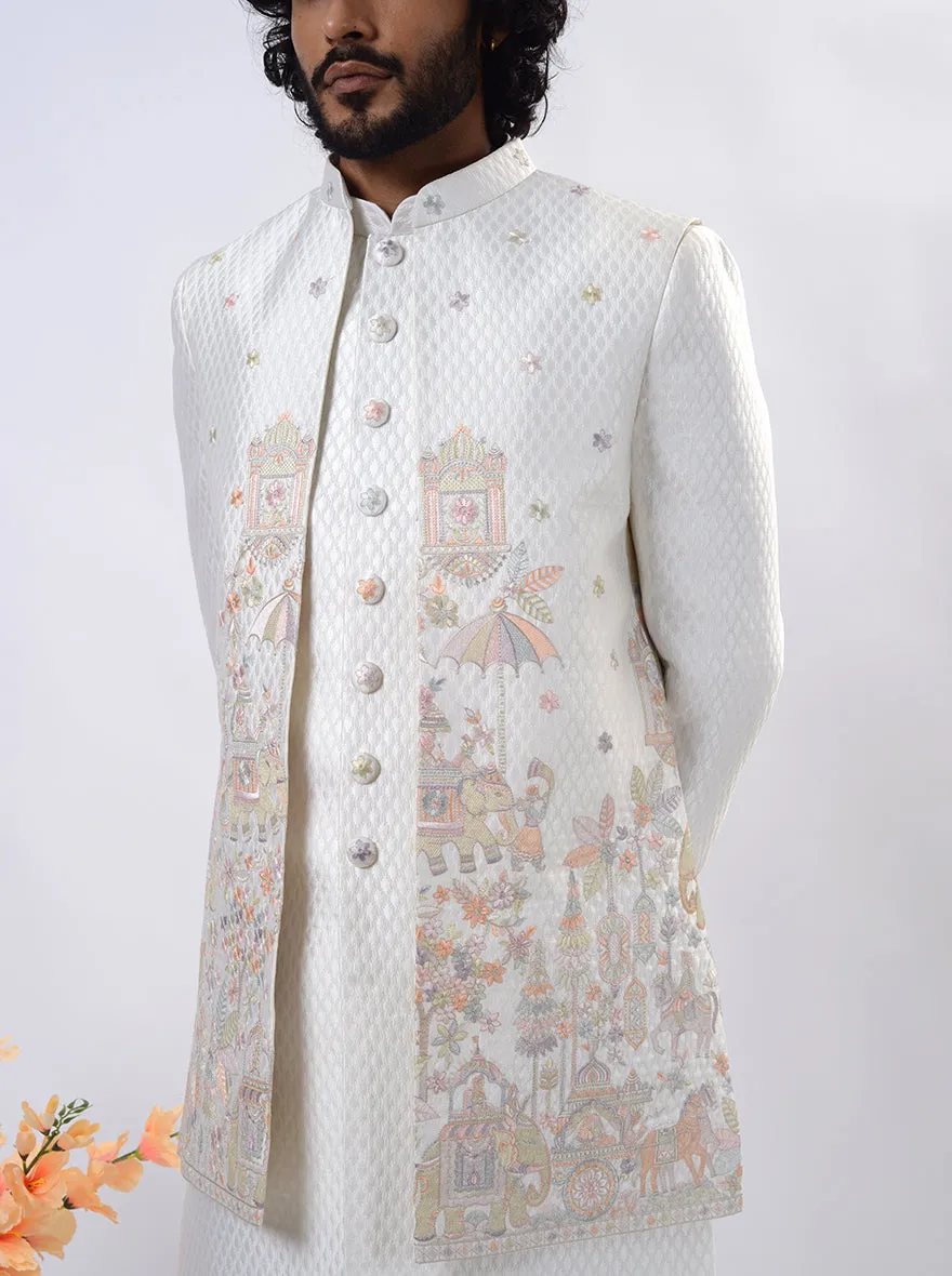 Cream Indowestern | TULA