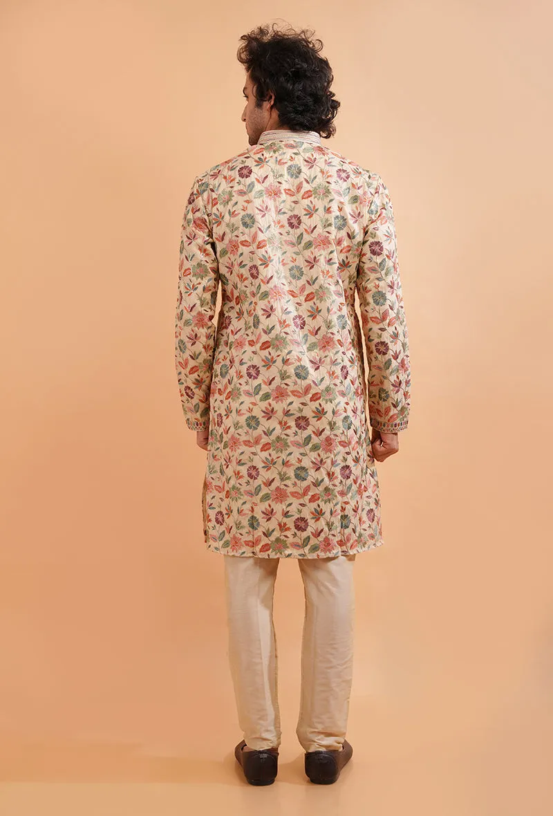 Cream Kurta Pajama | TULA