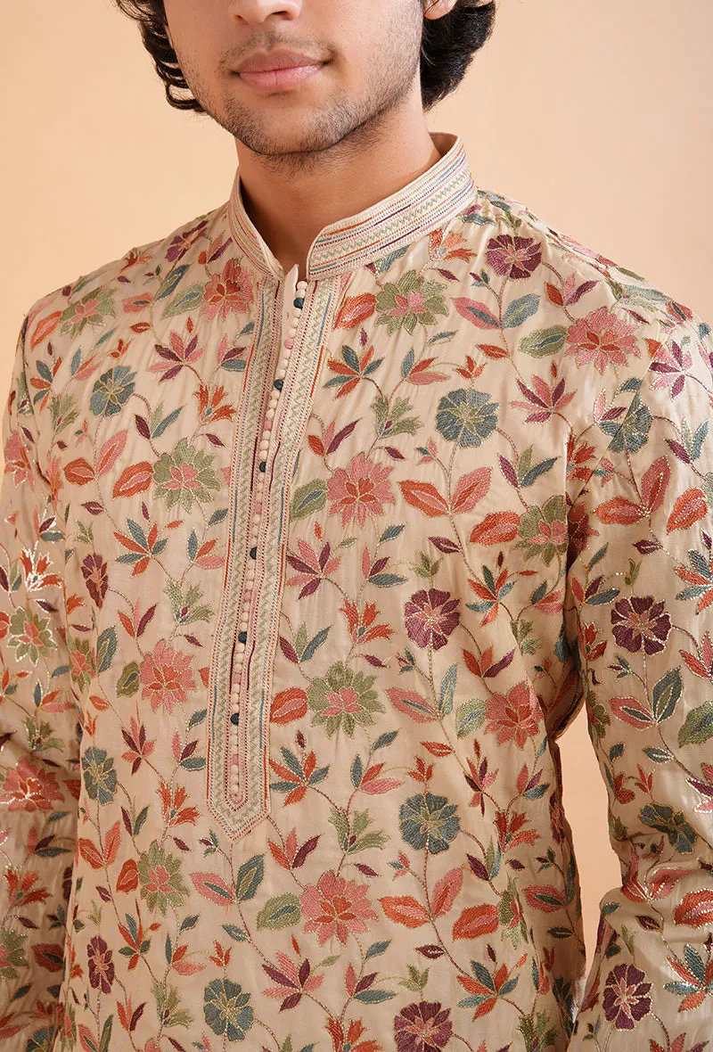 Cream Kurta Pajama | TULA
