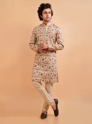 Cream Kurta Pajama | TULA