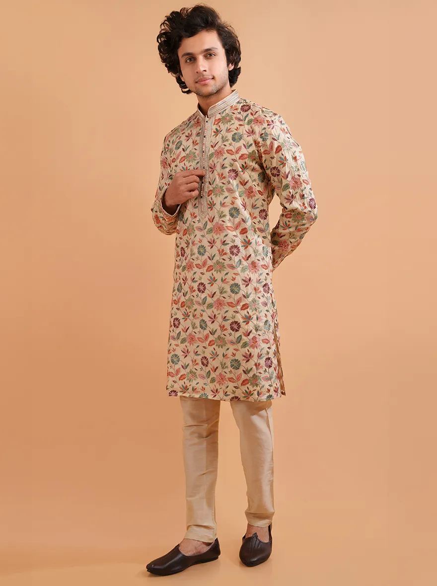 Cream Kurta Pajama | TULA