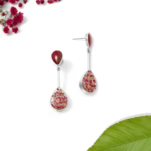 Crimson Moon Earrings