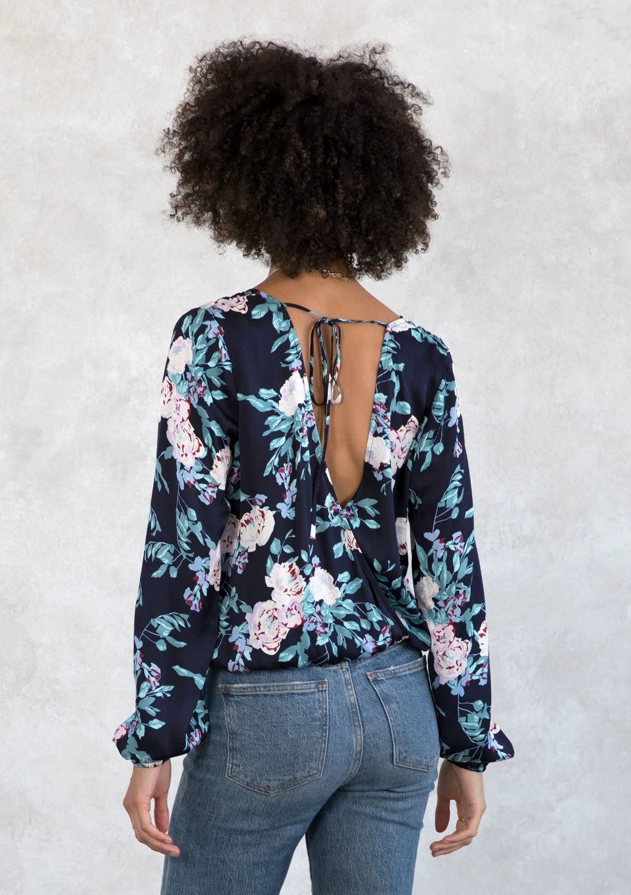 Crush Surplice Top