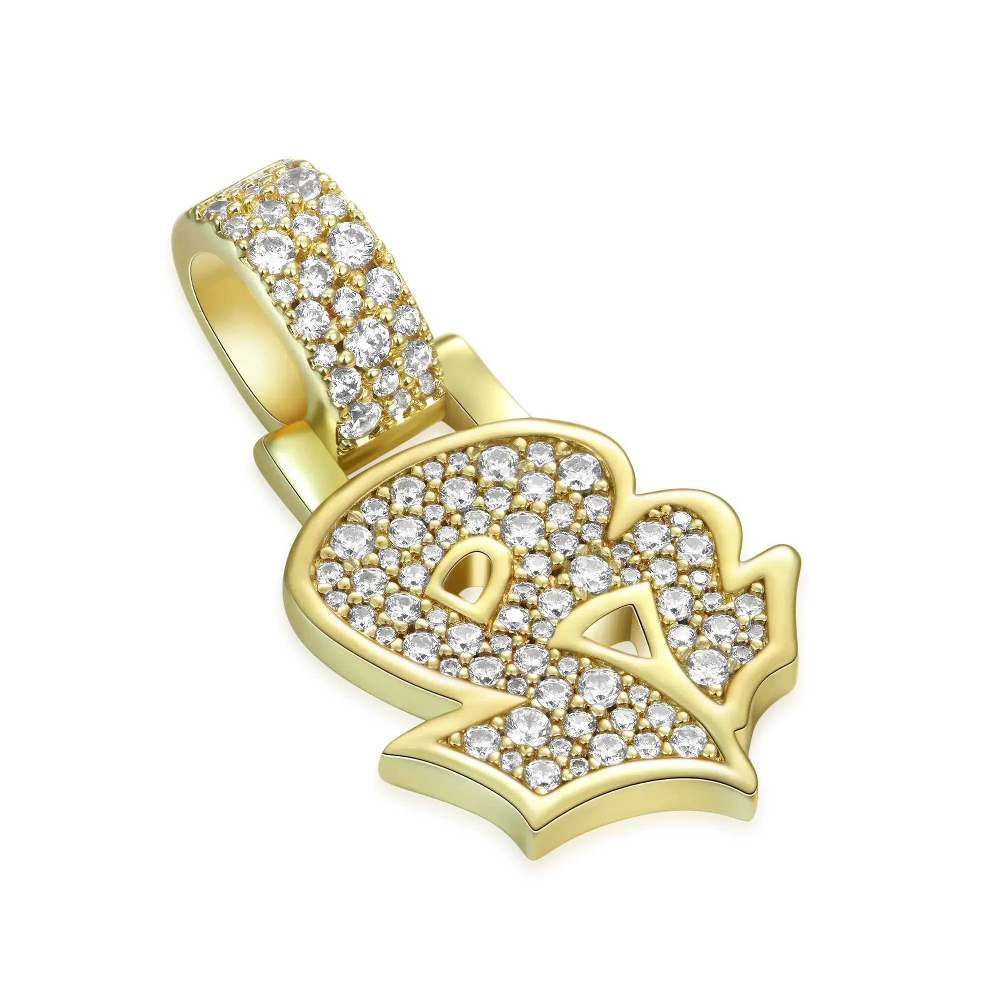 Custom Graffiti Font Letter Pendant - 20mm