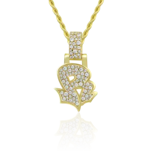 Custom Graffiti Font Letter Pendant - 20mm