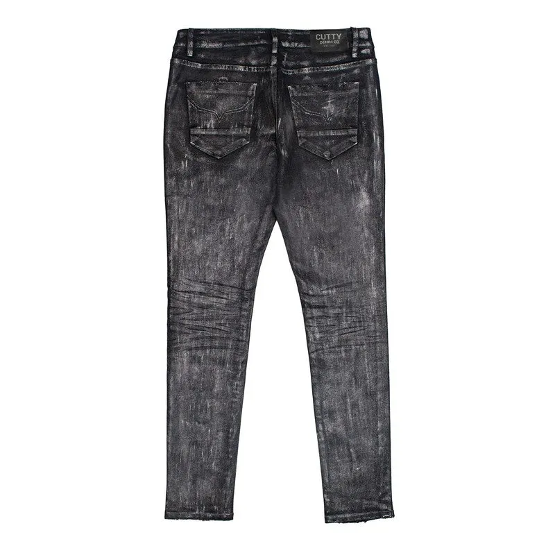 Cutty Mens Denim Jean- Black