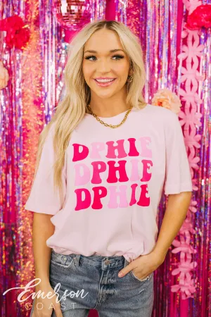 Delta Phi Epsilon Recruitment Monochromatic Tee