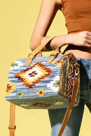 Denim Dusk Boston Bag