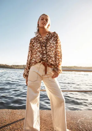 Desert Floral Blouse  ~ MOS the label