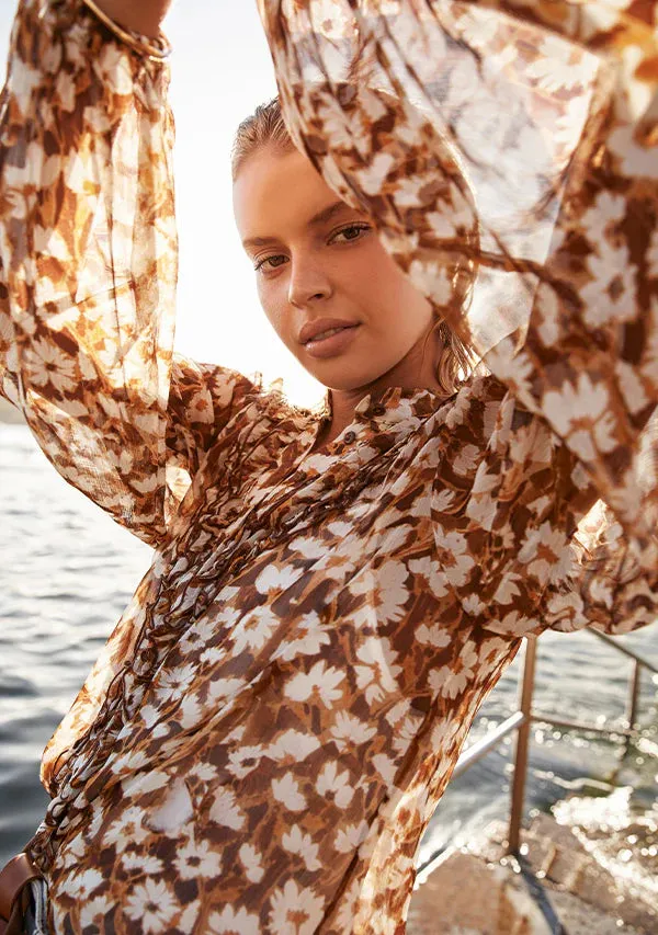 Desert Floral Blouse  ~ MOS the label