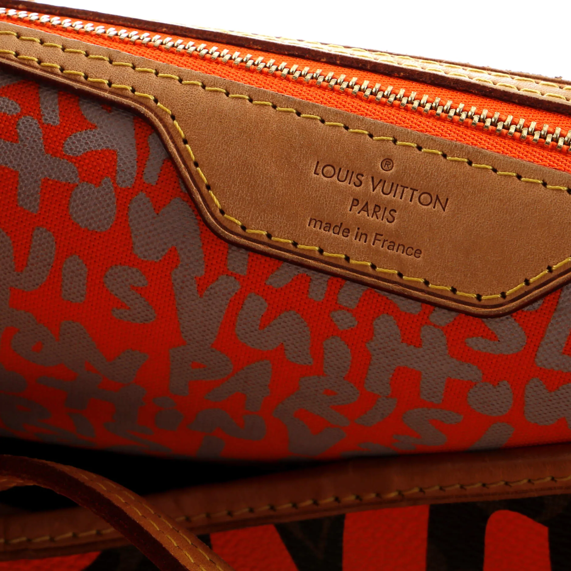 Designer Neverfull Tote Limited Edition Monogram Graffiti GM