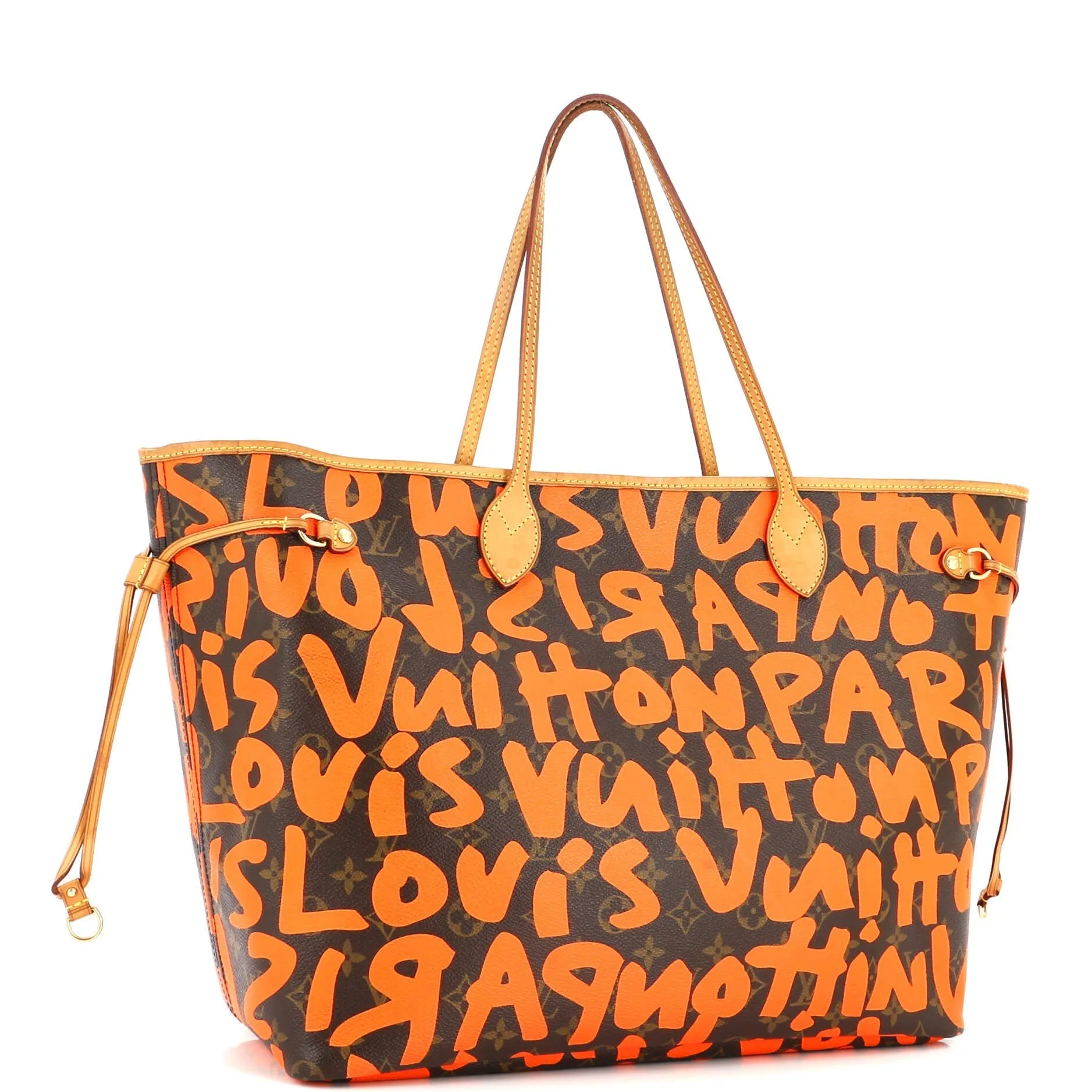 Designer Neverfull Tote Limited Edition Monogram Graffiti GM