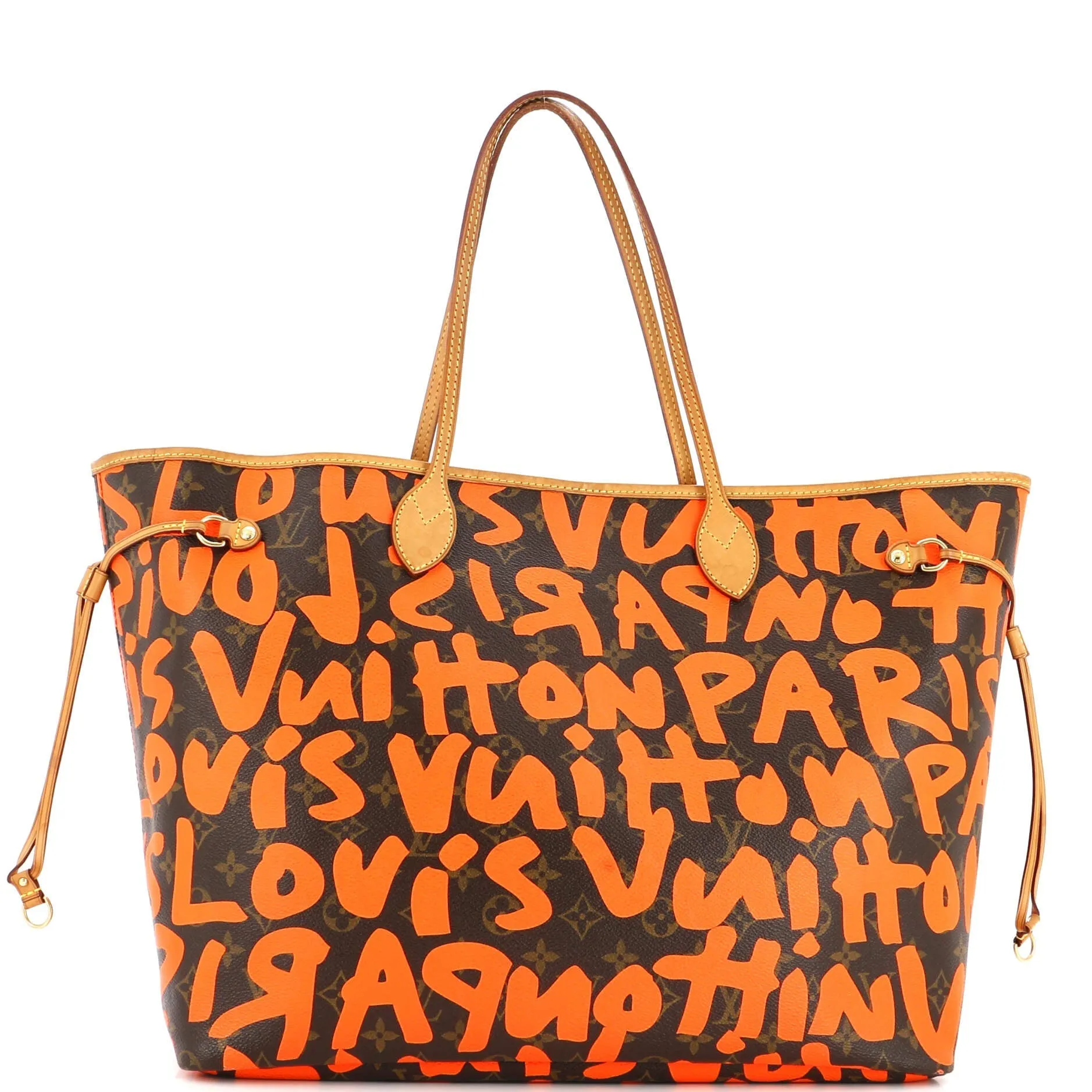Designer Neverfull Tote Limited Edition Monogram Graffiti GM