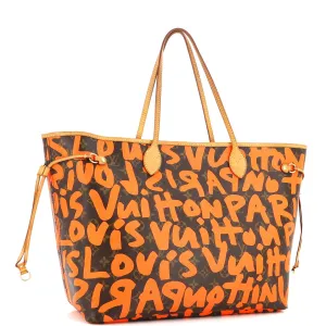 Designer Neverfull Tote Limited Edition Monogram Graffiti GM