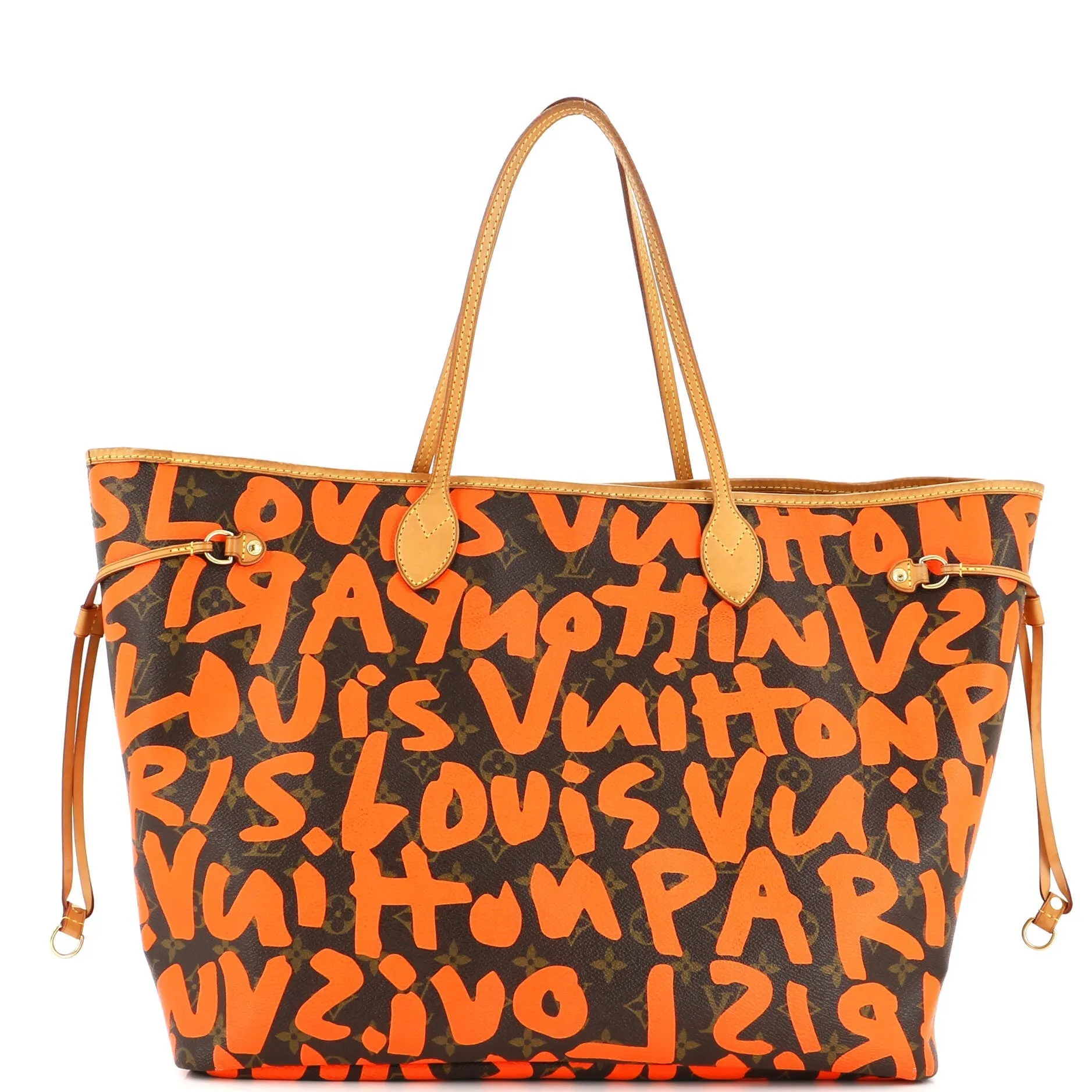 Designer Neverfull Tote Limited Edition Monogram Graffiti GM