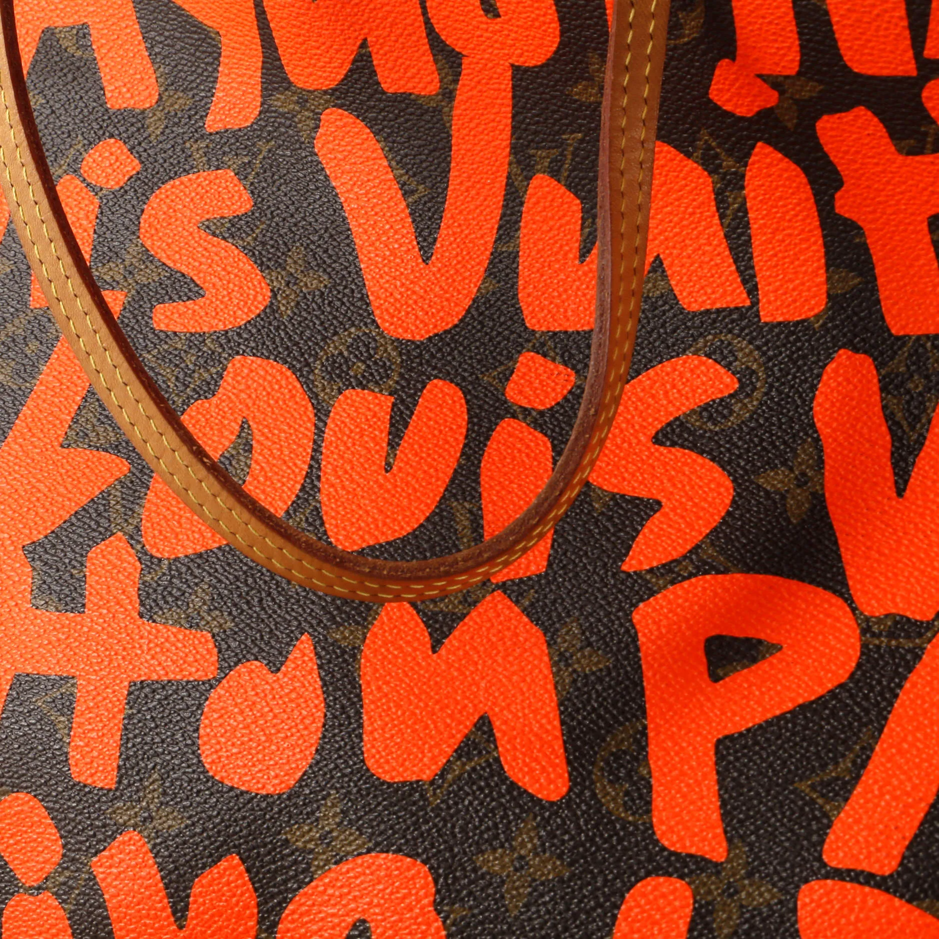 Designer Neverfull Tote Limited Edition Monogram Graffiti GM