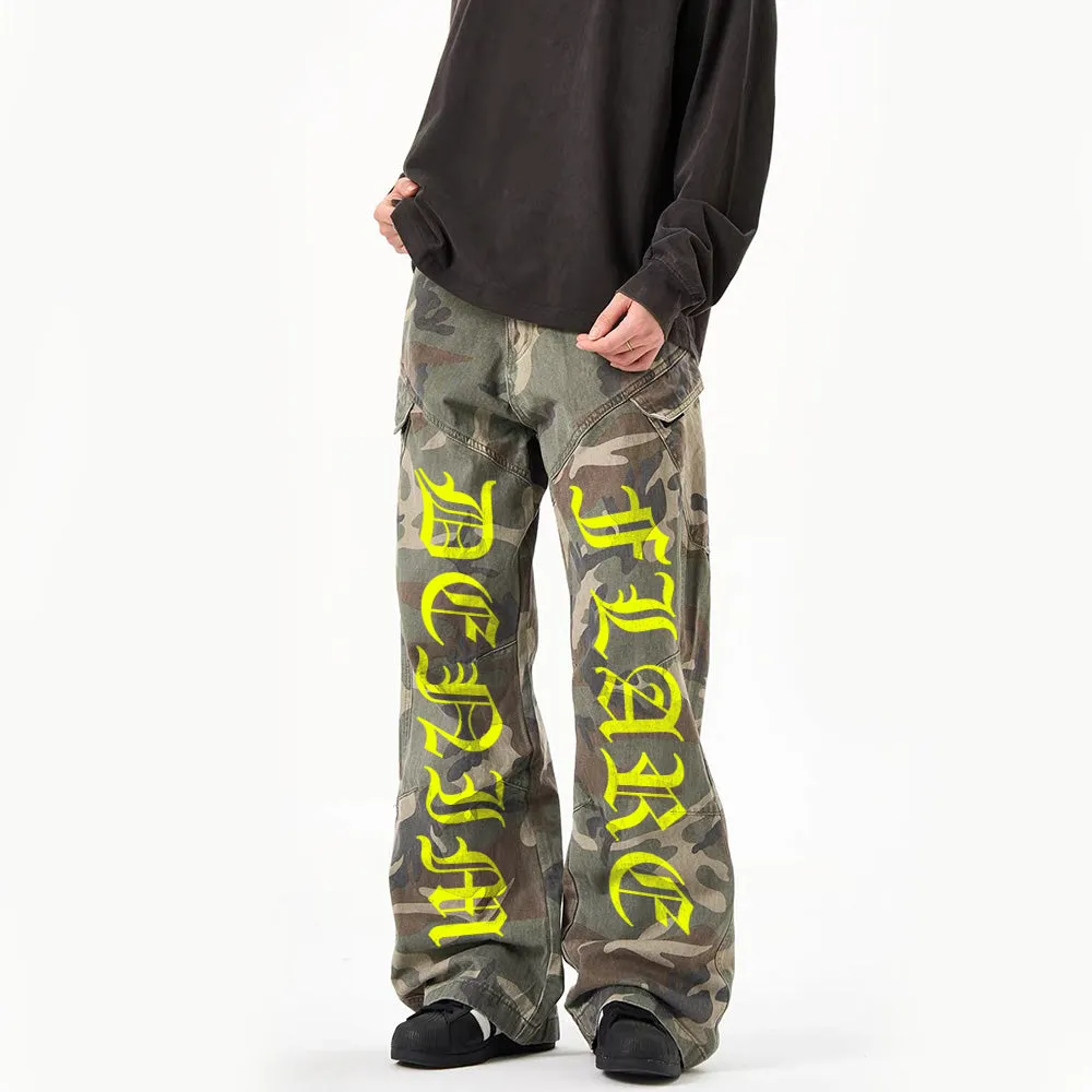 DF | Camouflage Copywriting Jeans