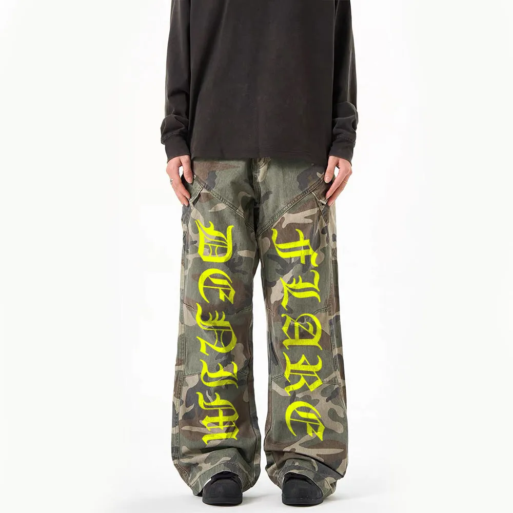 DF | Camouflage Copywriting Jeans