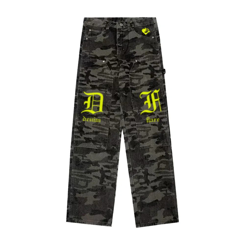 DF | Dark Camouflage Design Jeans