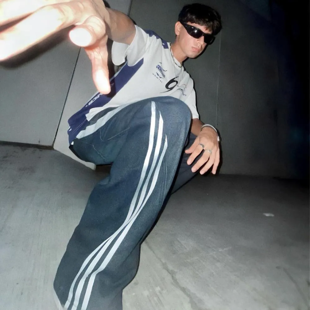 DF| Sport Striped Dragon Jeans