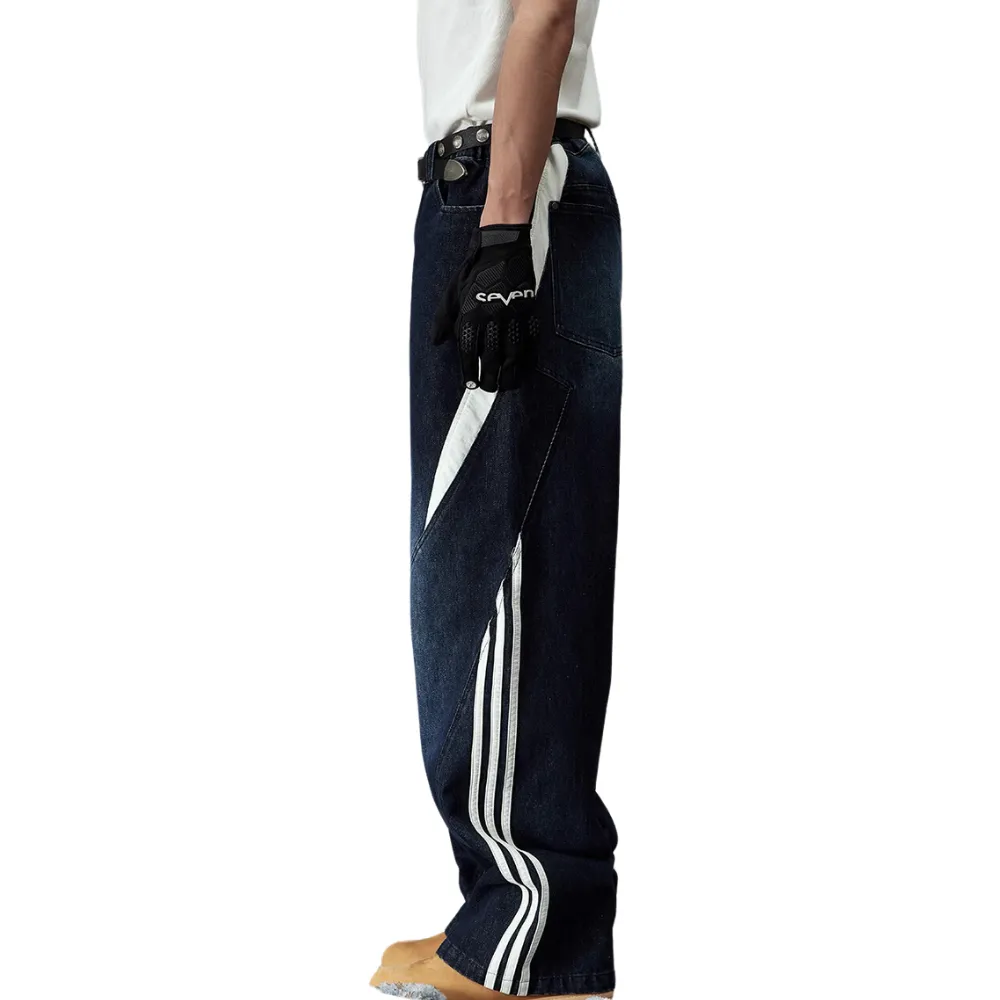 DF| Sport Striped Dragon Jeans