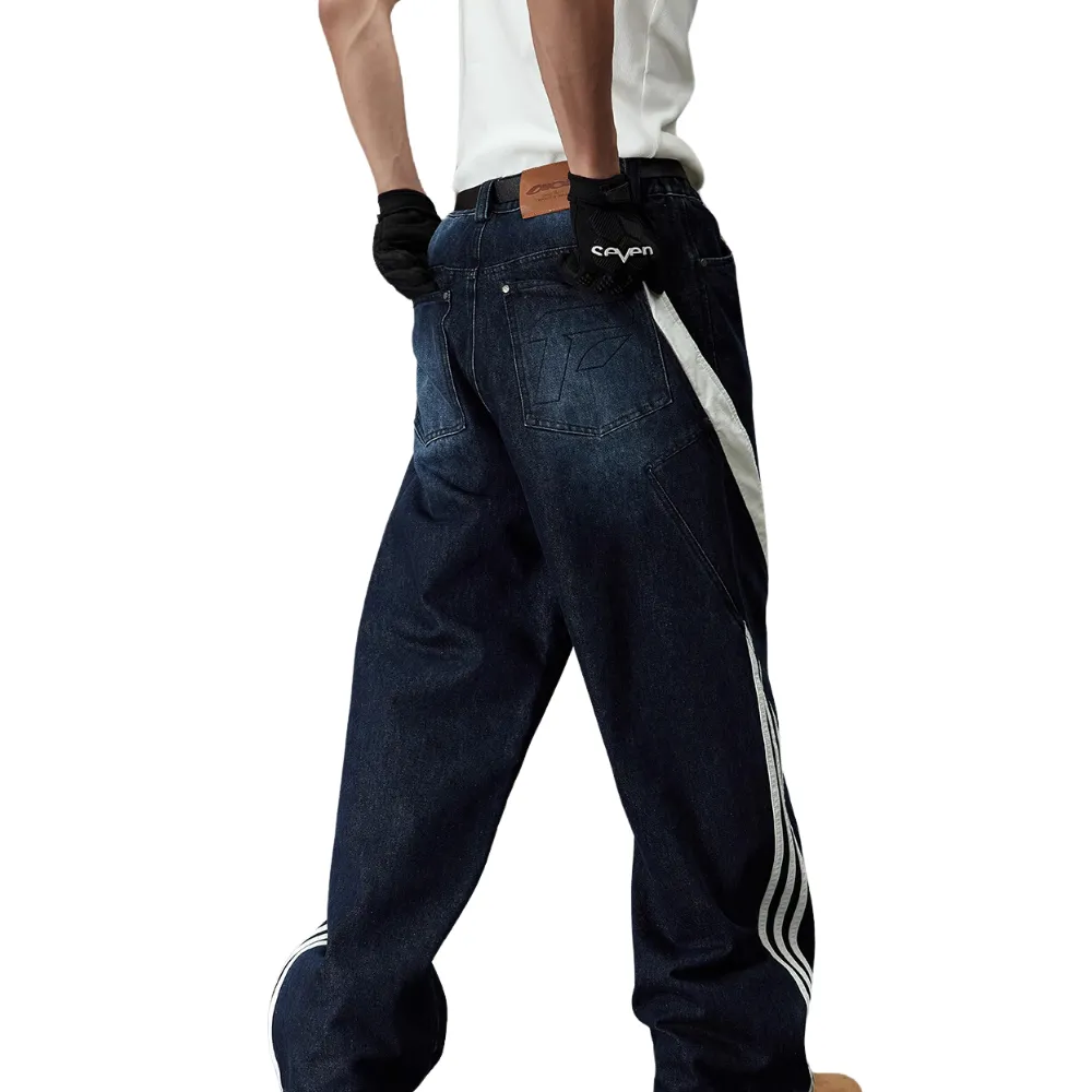 DF| Sport Striped Dragon Jeans