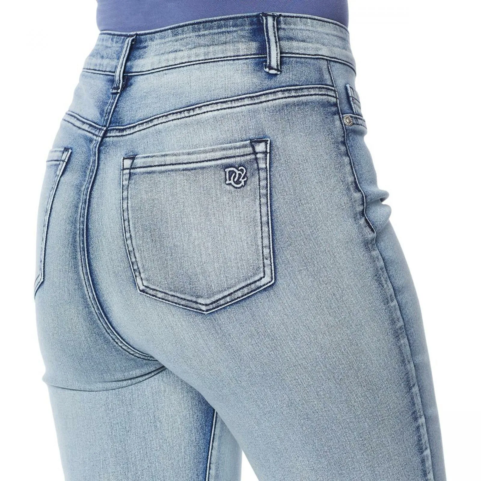 DG2 by Diane Gilman Women's Petite Sorbet Denim Pull-On Skinny Jeans