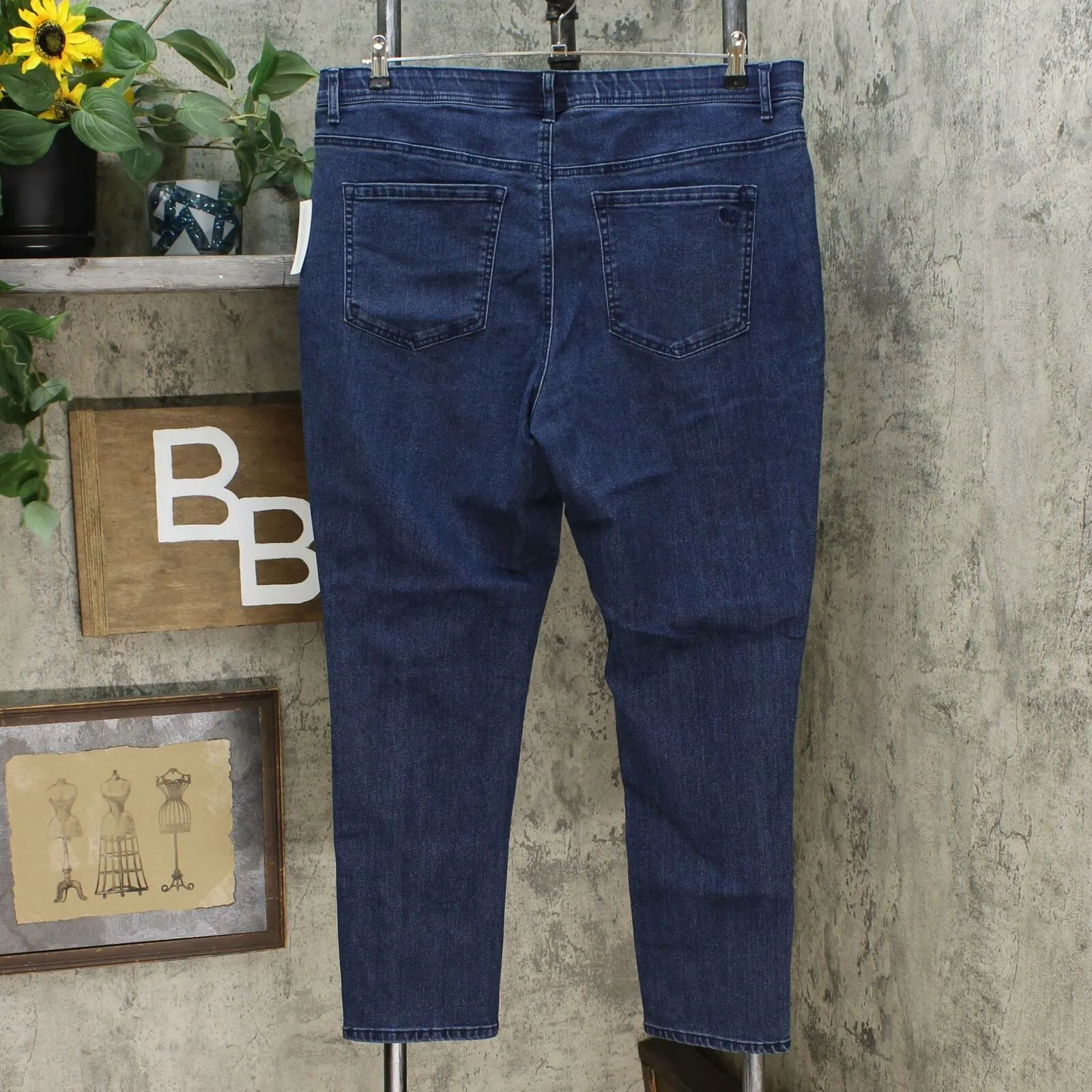 DG2 by Diane Gilman Women's Plus Size Classic Stretch Denim Jeggings