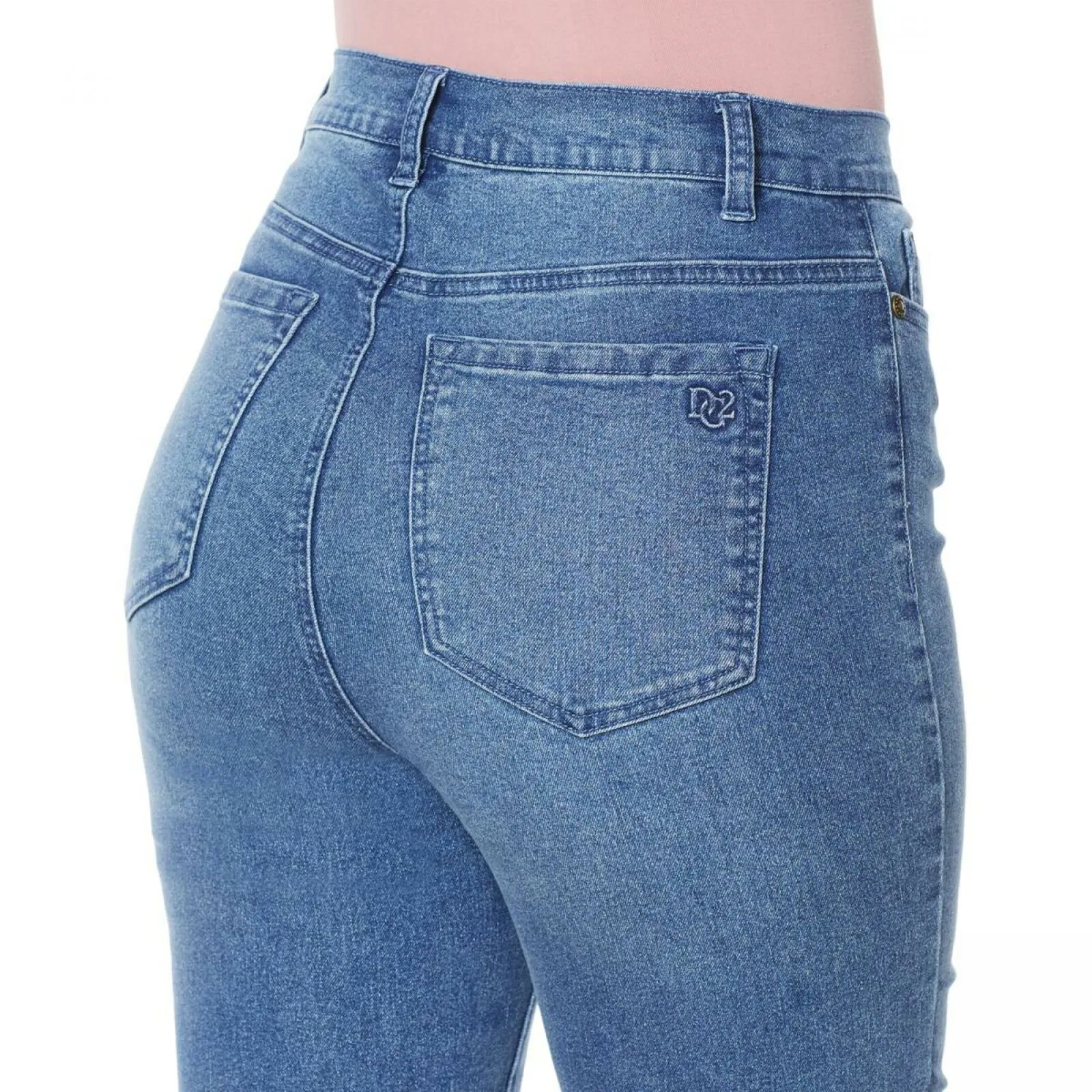 DG2 by Diane Gilman Women's Plus Size Classic Stretch Denim Pedal Pusher Jeans