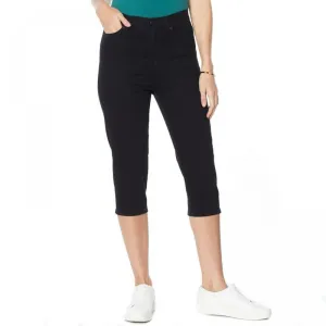 DG2 by Diane Gilman Women's Plus Size Classic Stretch Denim Pedal Pusher Jeans